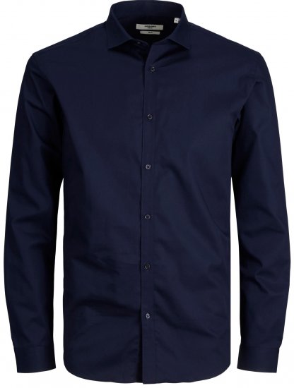 Jack & Jones CARDIFF Dress Shirt Navy - Overhemden - Overhemden Grote Maten Heren
