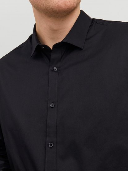 Jack & Jones CARDIFF Dress Shirt Black - Overhemden - Overhemden Grote Maten Heren