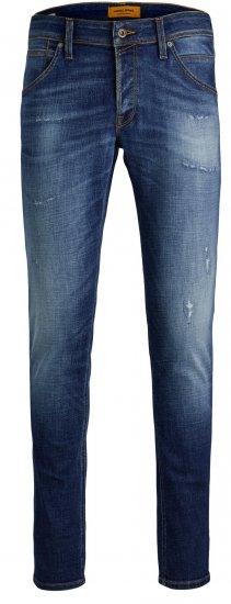 Jack & Jones GLENN FOX GE 348 Jeans Blue Denim - Jeans & broeken - Jeans & Broeken Grote Maten Heren