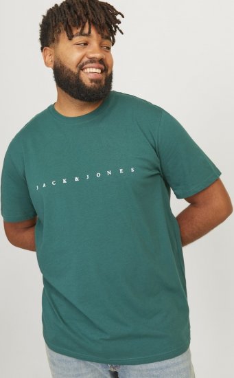 Jack & Jones STAR T-Shirt Deep Teal - T-shirts - Grote Maten T-shirts Heren