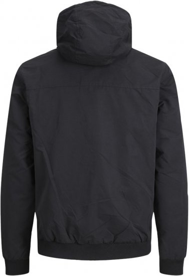 Jack & Jones RUSH SOLID Bomber Jacket with Hood Black - Jassen - Grote Maten Herenjassen