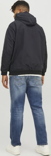 Jack & Jones RUSH SOLID Bomber Jacket with Hood Black - Jassen - Grote Maten Herenjassen