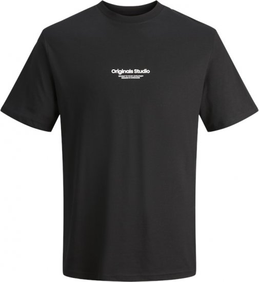 Jack & Jones ESTERBRO T-Shirt Black - T-shirts - Grote Maten T-shirts Heren