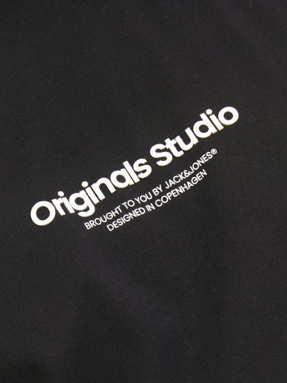 Jack & Jones ESTERBRO T-Shirt Black - T-shirts - Grote Maten T-shirts Heren