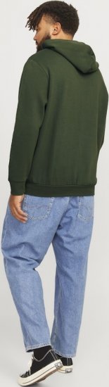 Jack & Jones 2 COL LOGO Hoodie Kombu Green - Sweaters & hoodies - Sweaters & Hoodies Grote Maten Heren