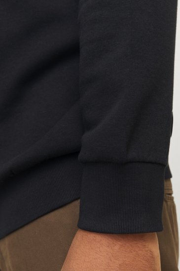 Jack & Jones 2 COL LOGO Hoodie Black - Sweaters & hoodies - Sweaters & Hoodies Grote Maten Heren