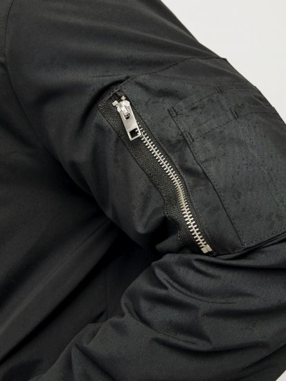 Jack & Jones RUSH Bomber Jacket Black - Jassen - Grote Maten Herenjassen