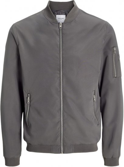 Jack & Jones RUSH Bomber Jacket Grey - Jassen - Grote Maten Herenjassen