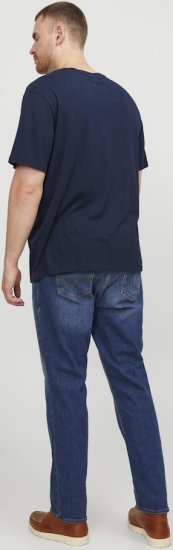 Jack & Jones CORP Logo T-Shirt Navy Blazer - T-shirts - Grote Maten T-shirts Heren