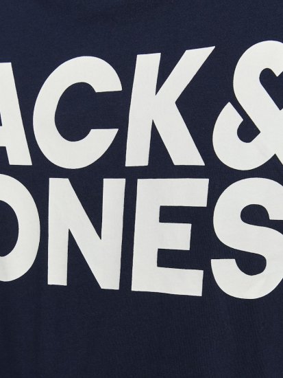 Jack & Jones CORP Logo T-Shirt Navy Blazer - T-shirts - Grote Maten T-shirts Heren