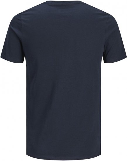 Jack & Jones CORP Logo T-Shirt Navy Blazer - T-shirts - Grote Maten T-shirts Heren