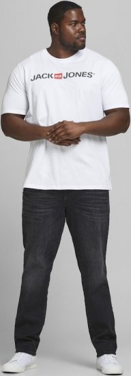 Jack & Jones JJECORP LOGO T-Shirt White - T-shirts - Grote Maten T-shirts Heren
