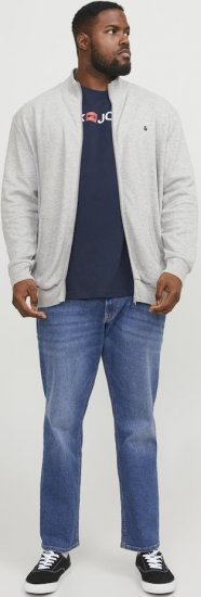 Jack & Jones Corp Logo Crew Neck T-Shirt Navy Blazer - T-shirts - Grote Maten T-shirts Heren