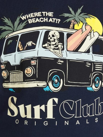 Jack & Jones Summerskull T-Shirt Navy Blazer - T-shirts - Grote Maten T-shirts Heren