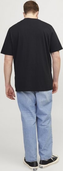 Jack & Jones Corp Logo Crew Neck T-Shirt Black - T-shirts - Grote Maten T-shirts Heren