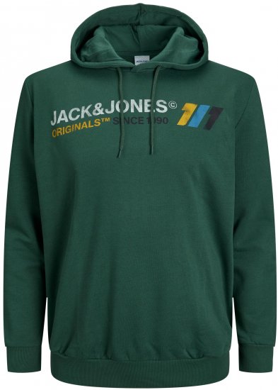 Jack & Jones JORNATE SWEAT Hoodie Green - Sweaters & hoodies - Sweaters & Hoodies Grote Maten Heren