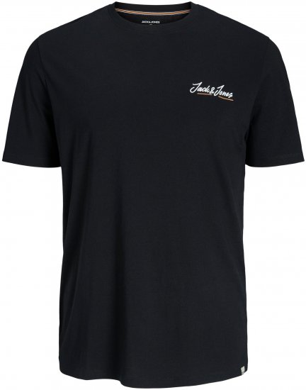 Jack & Jones JORPAUL TONS TEE Black - T-shirts - Grote Maten T-shirts Heren