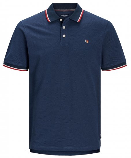 Jack & Jones JPRWINBLU Poloshirt Navy Blazer - Polo shirts - Grote Maten Poloshirts Heren