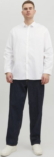 Jack & Jones CARDIFF Dress Shirt White - Overhemden - Overhemden Grote Maten Heren