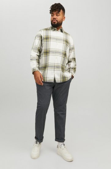 Jack & Jones JORJOSHUA Checked Shirt Dusty Olive - Overhemden - Overhemden Grote Maten Heren