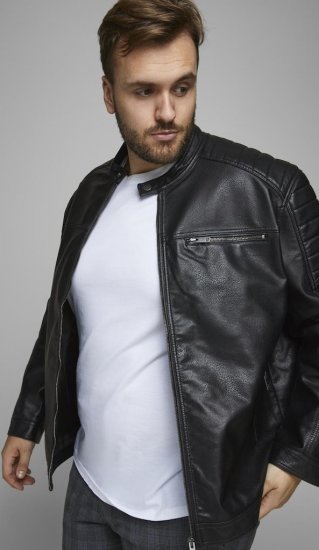 Jack & Jones ROCKY Jacket Black - Jassen - Grote Maten Herenjassen