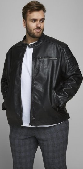 Jack & Jones ROCKY Jacket Black - Jassen - Grote Maten Herenjassen