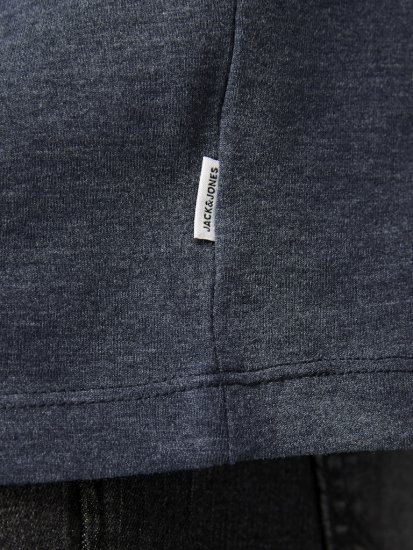 Jack & Jones ORGANIC T-Shirt Navy Blazer/Melange - T-shirts - Grote Maten T-shirts Heren