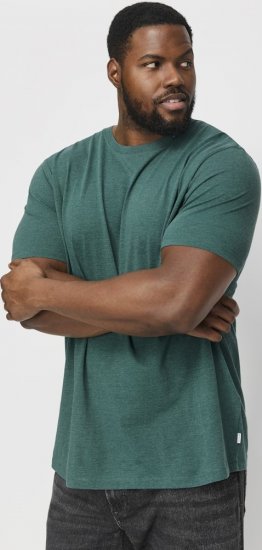 Jack & Jones ORGANIC T-Shirt Green/Melange - T-shirts - Grote Maten T-shirts Heren
