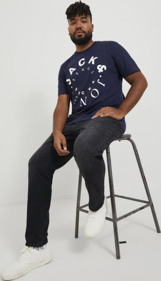 Jack & Jones GLENN FOX GE 147 Jeans Black Denim - Jeans & broeken - Jeans & Broeken Grote Maten Heren