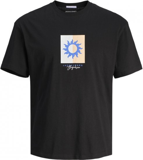 Jack & Jones JORMARBELLA BRANDING TEE SS Black - T-shirts - Grote Maten T-shirts Heren