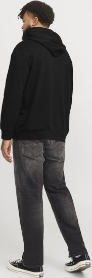 Jack & Jones CORP OLD LOGO REG FIT Hoodie Black - Sweaters & hoodies - Sweaters & Hoodies Grote Maten Heren