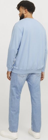 Jack & Jones HUDSON Sweatshirt Chambray Blue - Sweaters & hoodies - Sweaters & Hoodies Grote Maten Heren