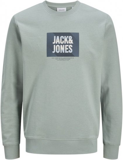 Jack & Jones HUDSON Sweatshirt Iceberg Green - Sweaters & hoodies - Sweaters & Hoodies Grote Maten Heren