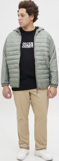 Jack & Jones Tarmac Branding Crew Neck T-Shirt Black - T-shirts - Grote Maten T-shirts Heren