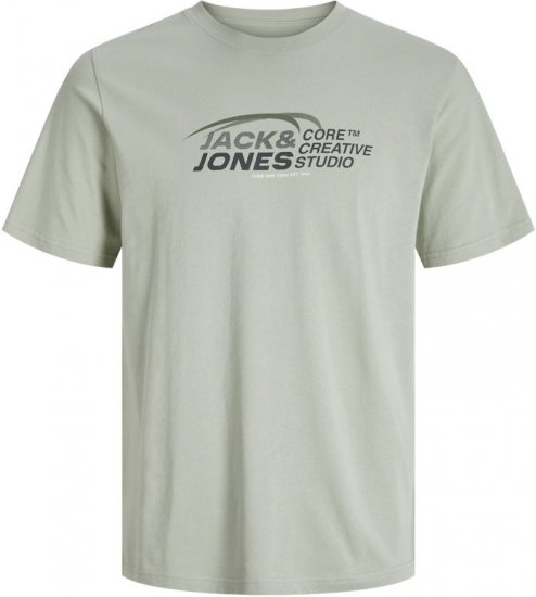 Jack & Jones Tarmac Branding Crew Neck T-Shirt Green - T-shirts - Grote Maten T-shirts Heren