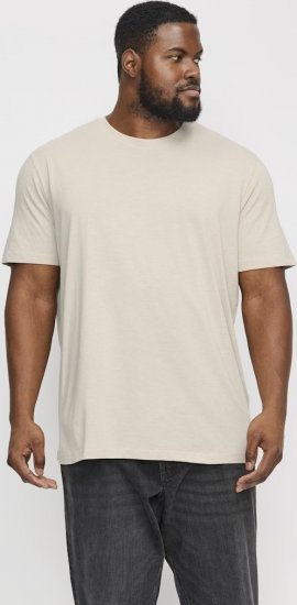 Jack & Jones ORGANIC T-Shirt Grey/Melange - T-shirts - Grote Maten T-shirts Heren