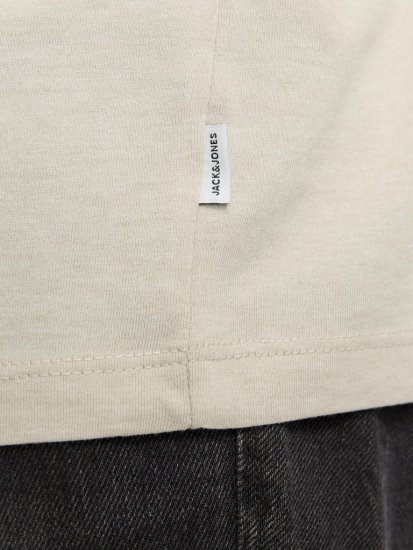 Jack & Jones ORGANIC T-Shirt Grey/Melange - T-shirts - Grote Maten T-shirts Heren