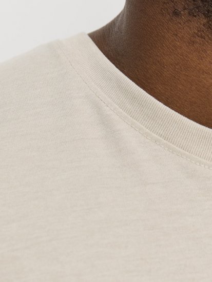 Jack & Jones ORGANIC T-Shirt Grey/Melange - T-shirts - Grote Maten T-shirts Heren