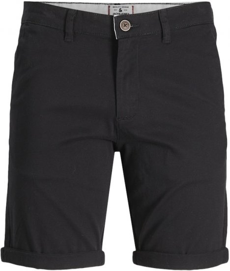 Jack & Jones Dave Chino Shorts Black - Korte broeken - Grote Maten Korte Broeken Heren