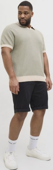 Jack & Jones Dave Chino Shorts Black - Korte broeken - Grote Maten Korte Broeken Heren