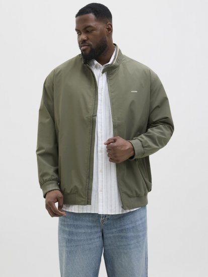 Jack & Jones Brad Bomber Jacket Tea Leaf - Jassen - Grote Maten Herenjassen