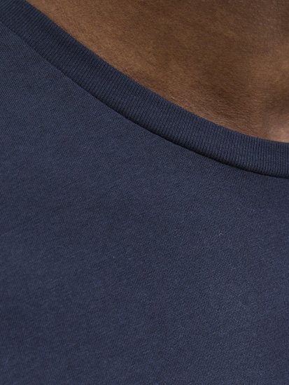  Jack & Jones Jaxon Crew Neck T-Shirt Sky Captain - T-shirts - Grote Maten T-shirts Heren