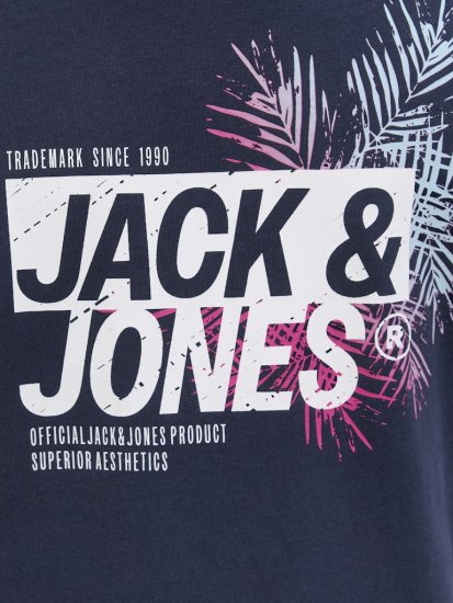  Jack & Jones Jaxon Crew Neck T-Shirt Sky Captain - T-shirts - Grote Maten T-shirts Heren