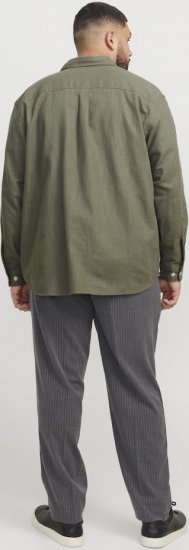 Jack & Jones Raymond Spring Long Sleeve Overshirt Green - Overhemden - Overhemden Grote Maten Heren