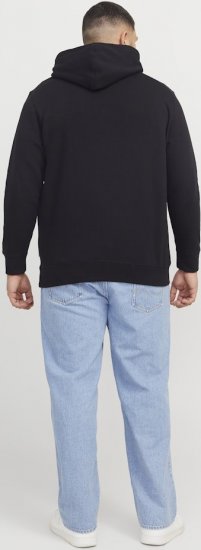 Jack & Jones Frederiksberg Box Script Hoodie Black - Sweaters & hoodies - Sweaters & Hoodies Grote Maten Heren