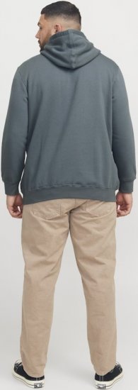 Jack & Jones Frederiksberg Box Script Hoodie Grey - Sweaters & hoodies - Sweaters & Hoodies Grote Maten Heren