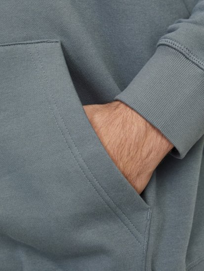 Jack & Jones Frederiksberg Box Script Hoodie Grey - Sweaters & hoodies - Sweaters & Hoodies Grote Maten Heren