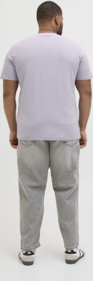 Jack & Jones Anatomy Skull Crew Neck T-Shirt Violet - T-shirts - Grote Maten T-shirts Heren