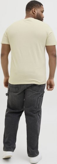 Jack & Jones Anatomy Skull Crew Neck T-Shirt Antique White - T-shirts - Grote Maten T-shirts Heren