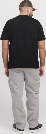Jack & Jones Tarmac Camo Crew Neck T-Shirt Black - T-shirts - Grote Maten T-shirts Heren